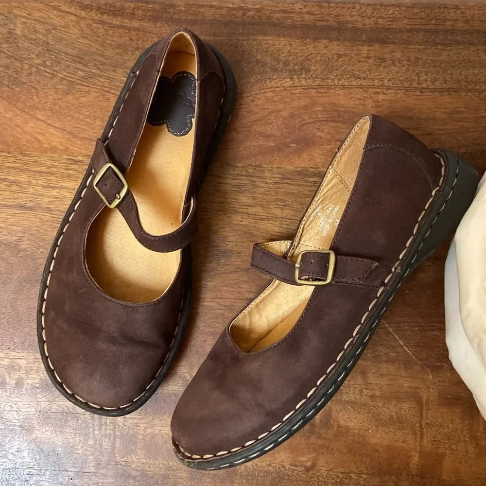 Lands' End Brown Kids Mary Jane Shoes